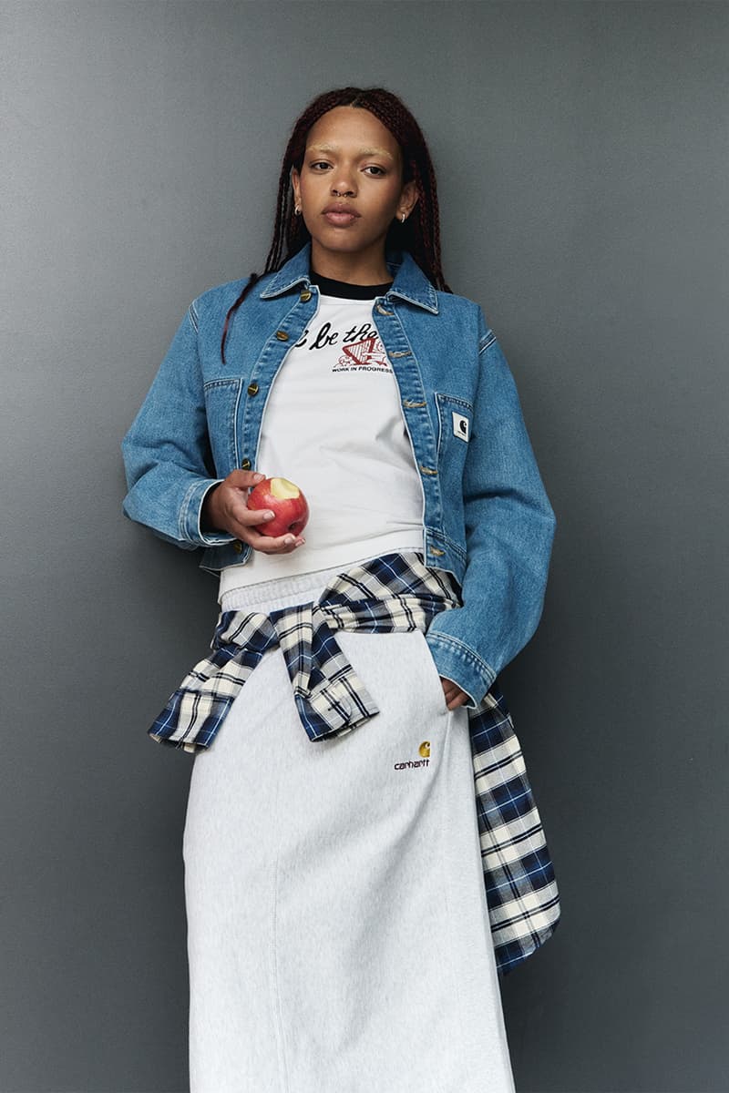 Carhartt WIP, Womenswear, Campaigns, T-Shirts, Skirts, Hoodies, Jackets, Red, White, Trousers, Jeans 