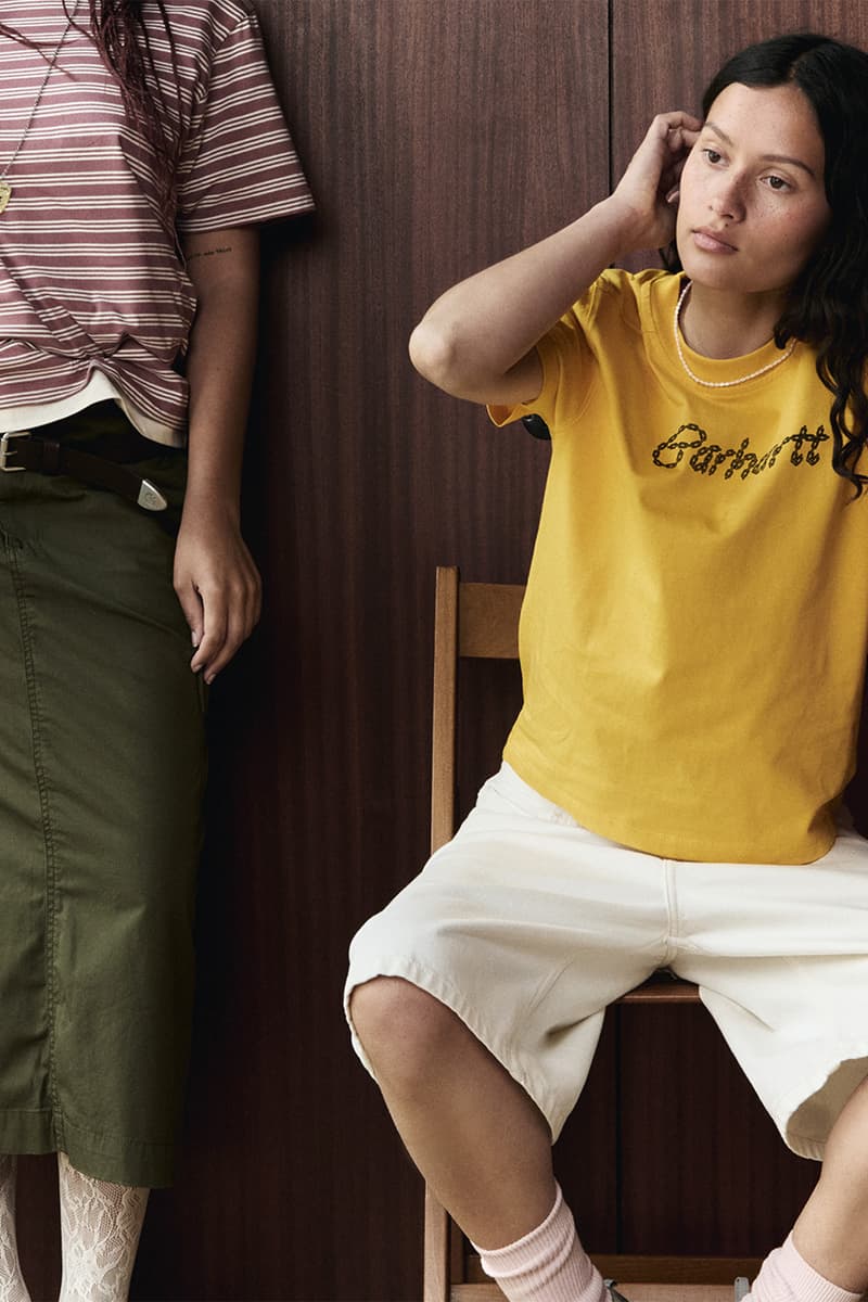 Carhartt WIP, Womenswear, Campaigns, T-Shirts, Skirts, Hoodies, Jackets, Red, White, Trousers, Jeans 