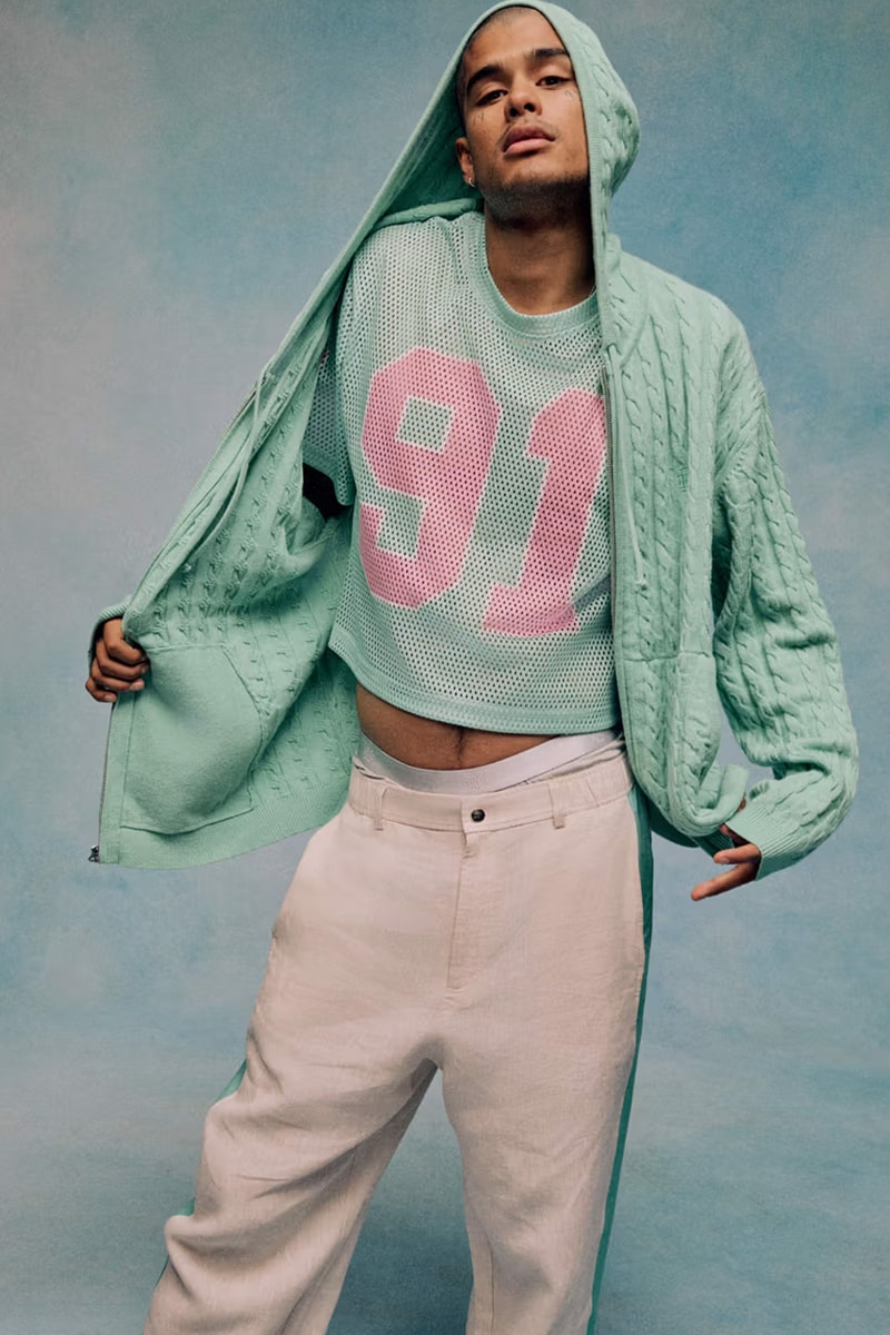 Eric Emanuel, Collection, Aqua, Red, Pink, Green, Zip-Ups, Blue, Tops, Hoodies, Jerseys, White, Tank, Trousers