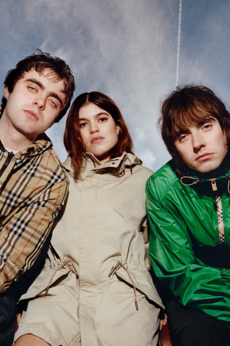 burberry, check, alexa chung, festivals, camping, music, cara delevingne, liam gallagher, models