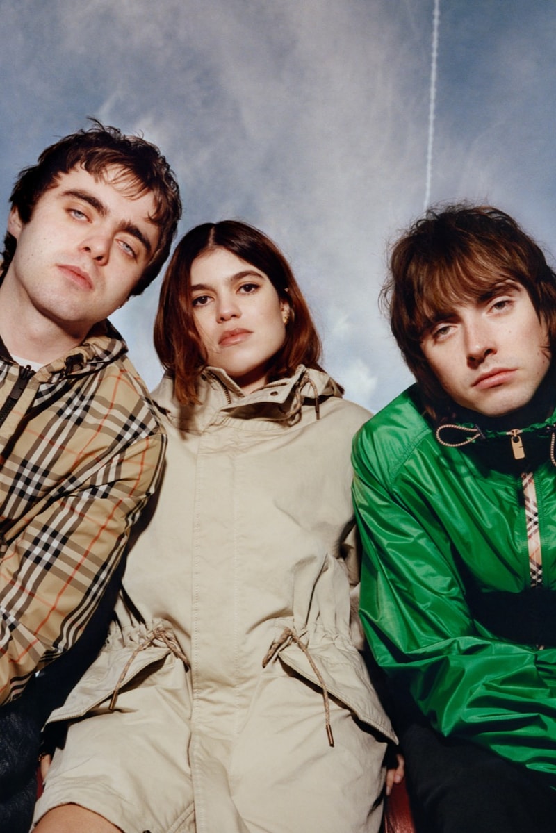 burberry, check, alexa chung, festivals, camping, music, cara delevingne, liam gallagher, models