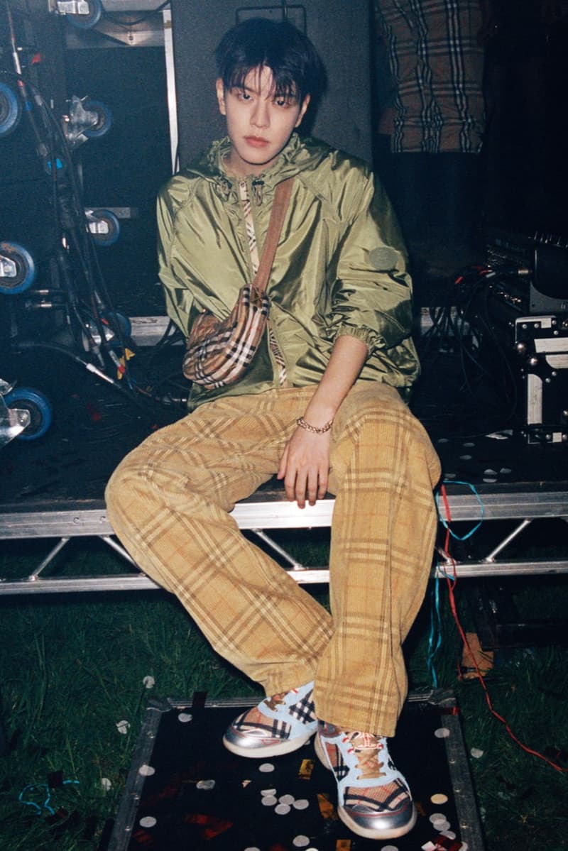burberry, check, alexa chung, festivals, camping, music, cara delevingne, liam gallagher, models