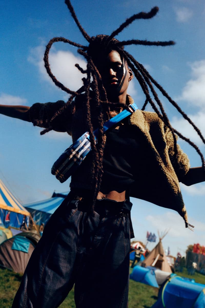 burberry, check, alexa chung, festivals, camping, music, cara delevingne, liam gallagher, models