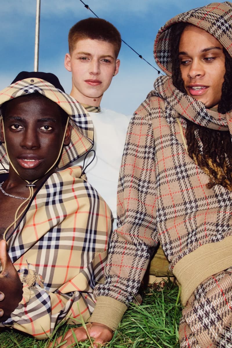 burberry, check, alexa chung, festivals, camping, music, cara delevingne, liam gallagher, models