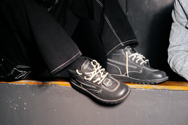 mains, skepta, kickers, footwear, furry mule, red shoe, hi top boots