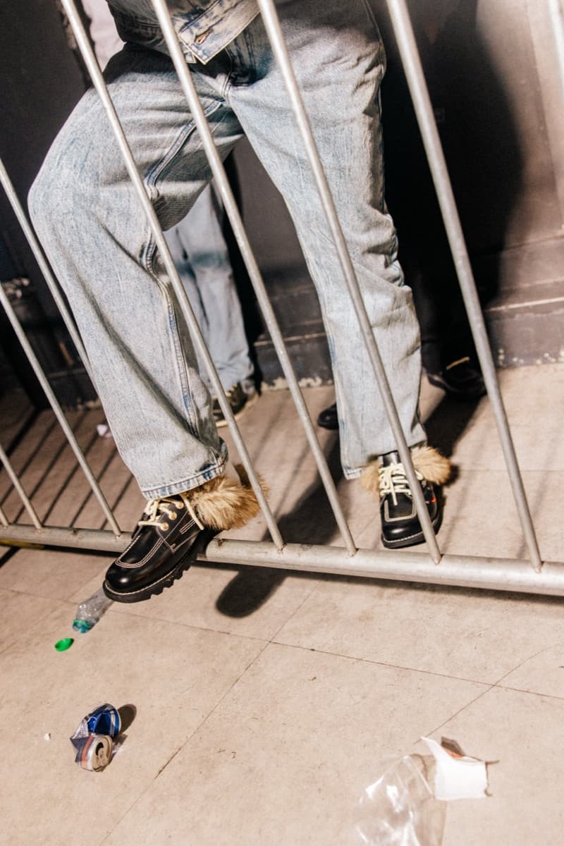 mains, skepta, kickers, footwear, furry mule, red shoe, hi top boots