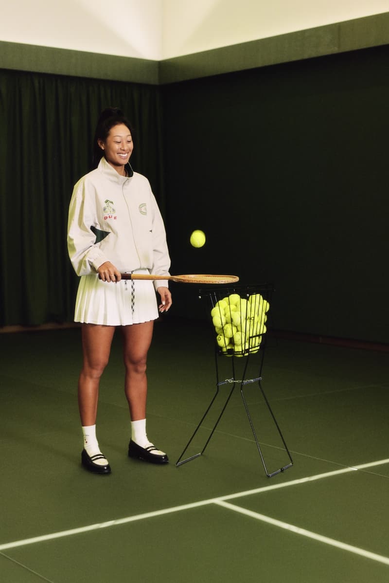 duke and dexter, women's tennis association, tenniscore, athlete, rackets, pleated skirts, court