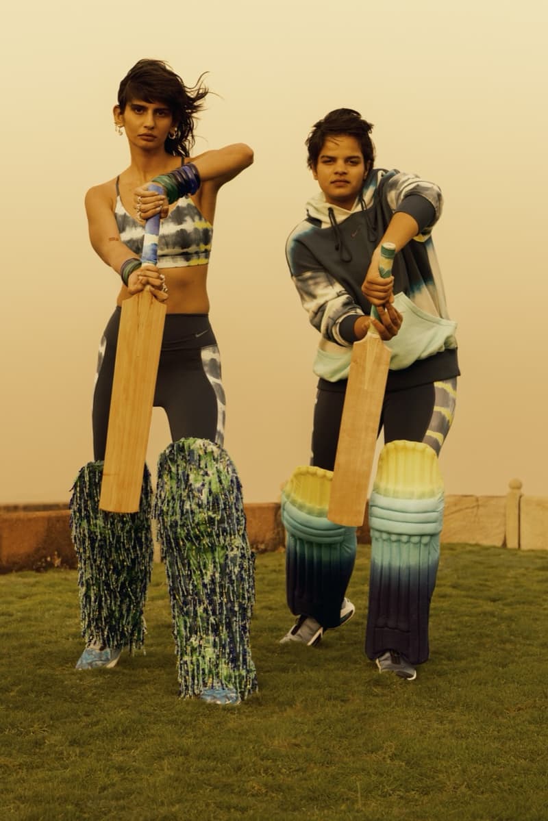 nike, sneakers, sports clothing, apparel, indian heritage, embroidery, brown models