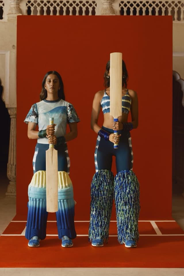 nike, sneakers, sports clothing, apparel, indian heritage, embroidery, brown models