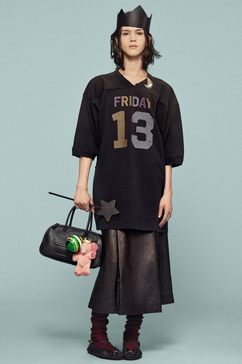 coach, stuart vevers, animal ears, bunny, plush charms, tiger stripe sneakers, sheer mesh top