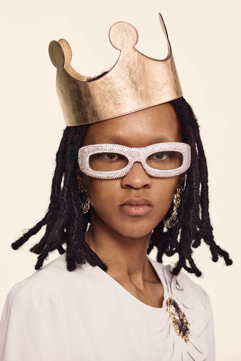 coach, stuart vevers, animal ears, bunny, plush charms, tiger stripe sneakers, sheer mesh top