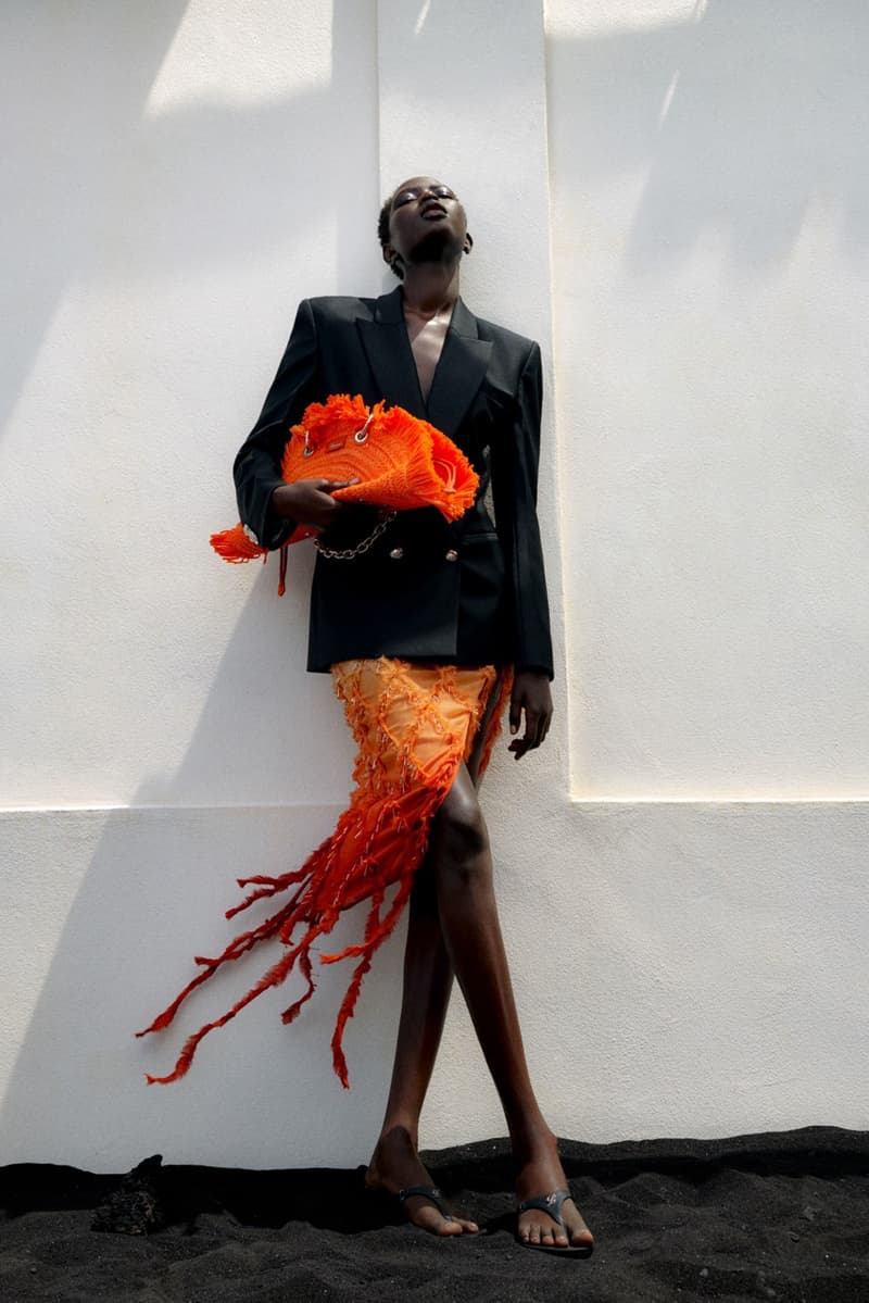 blumarine, resort, david koma, models, laying down, beach, swimwear, bikinis