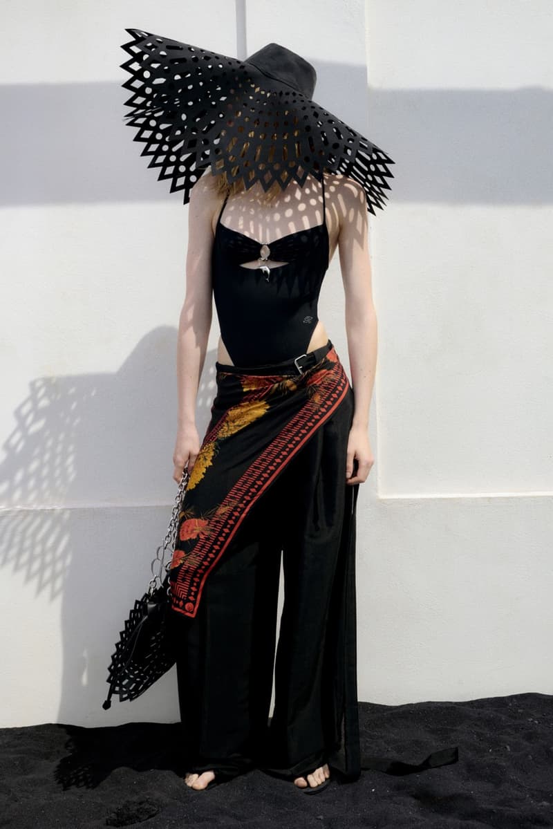 blumarine, resort, david koma, models, laying down, beach, swimwear, bikinis