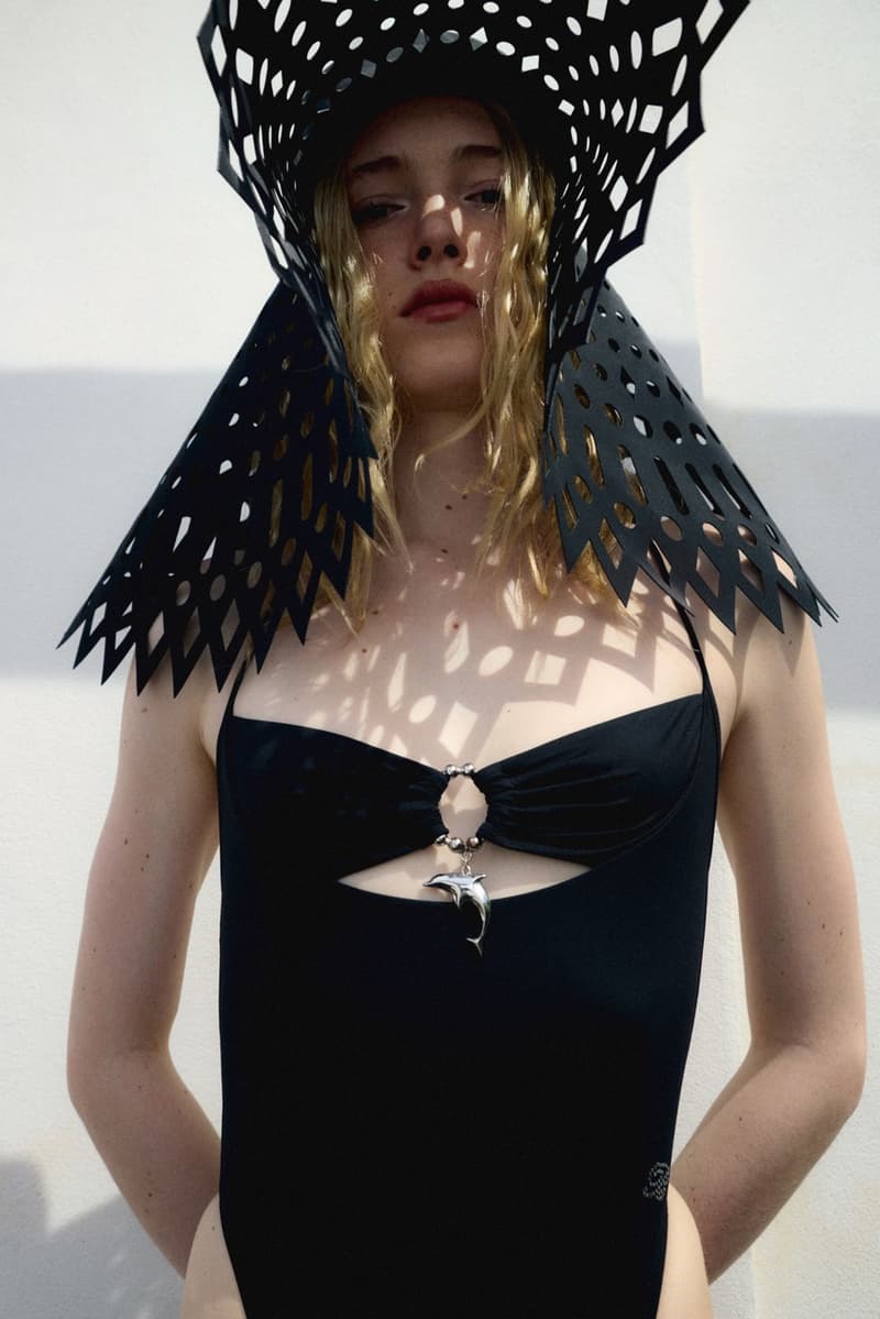 blumarine, resort, david koma, models, laying down, beach, swimwear, bikinis