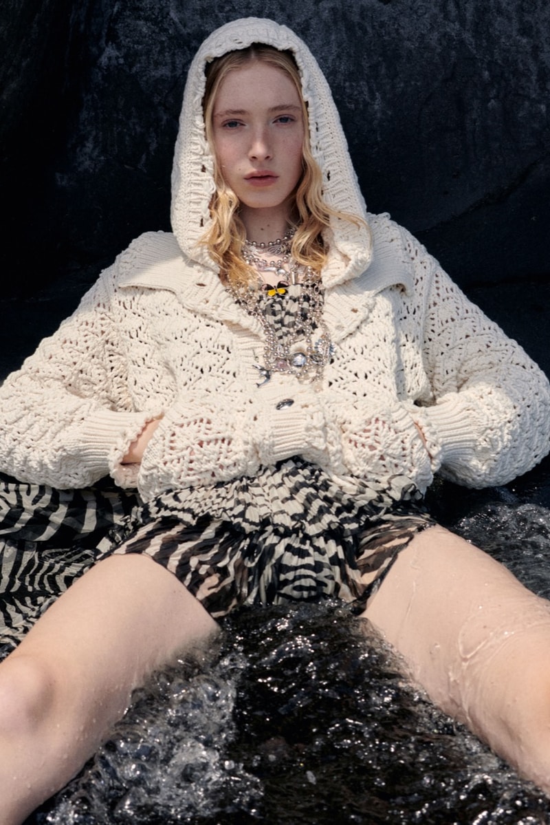 blumarine, resort, david koma, models, laying down, beach, swimwear, bikinis