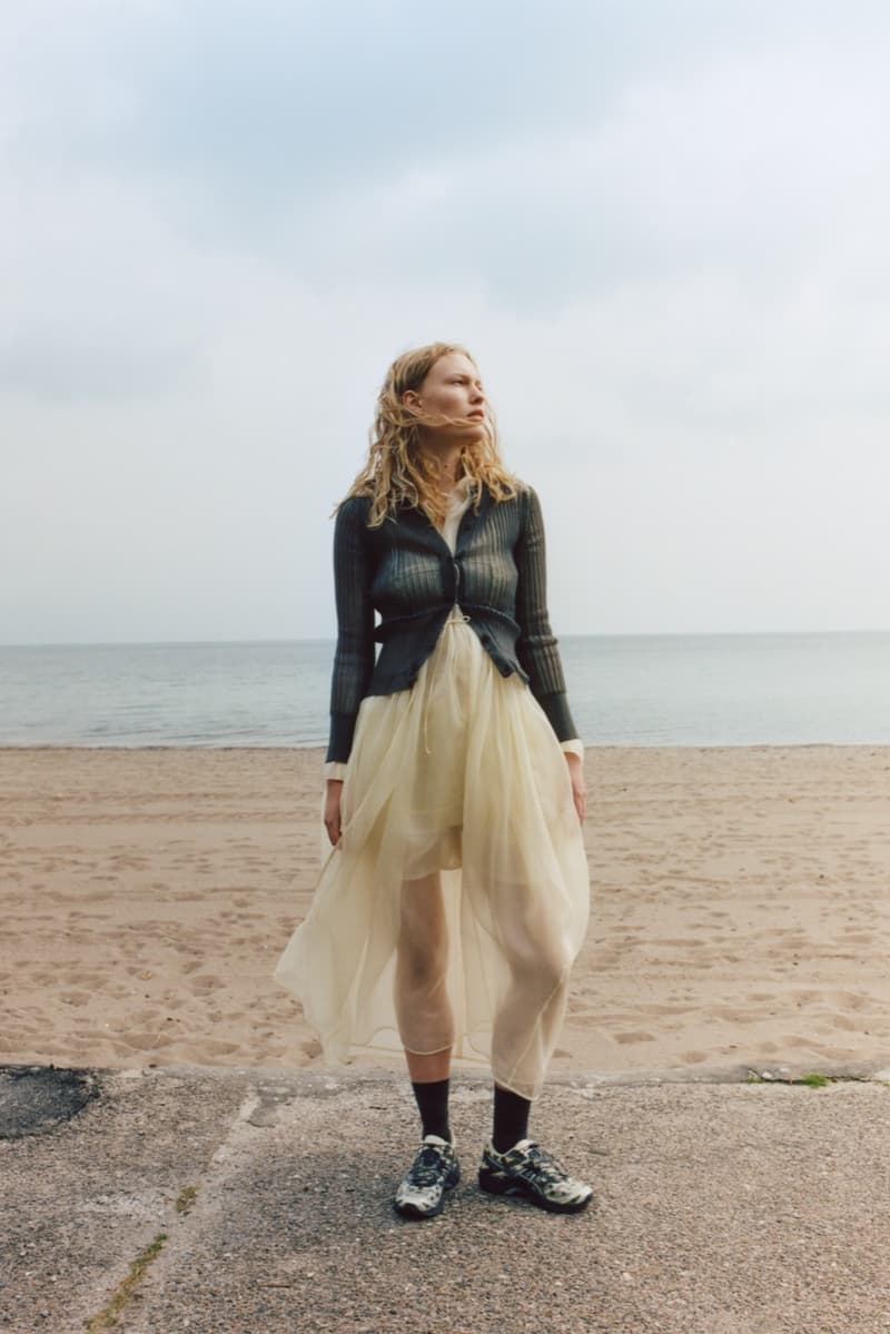 cecilie bahnsen, asics, sneakers, tulle dresses, girls, beach, water, sea