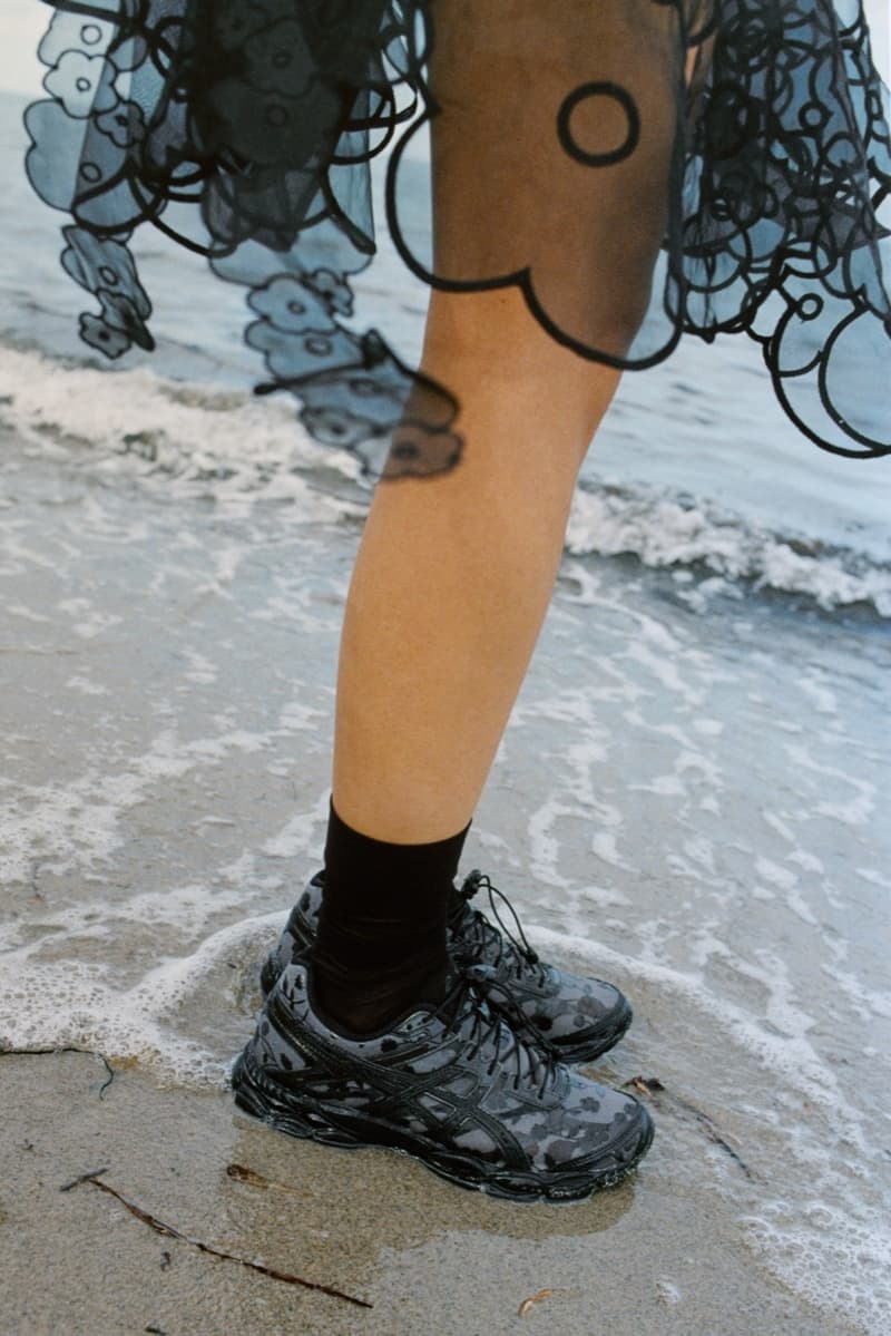 cecilie bahnsen, asics, sneakers, tulle dresses, girls, beach, water, sea