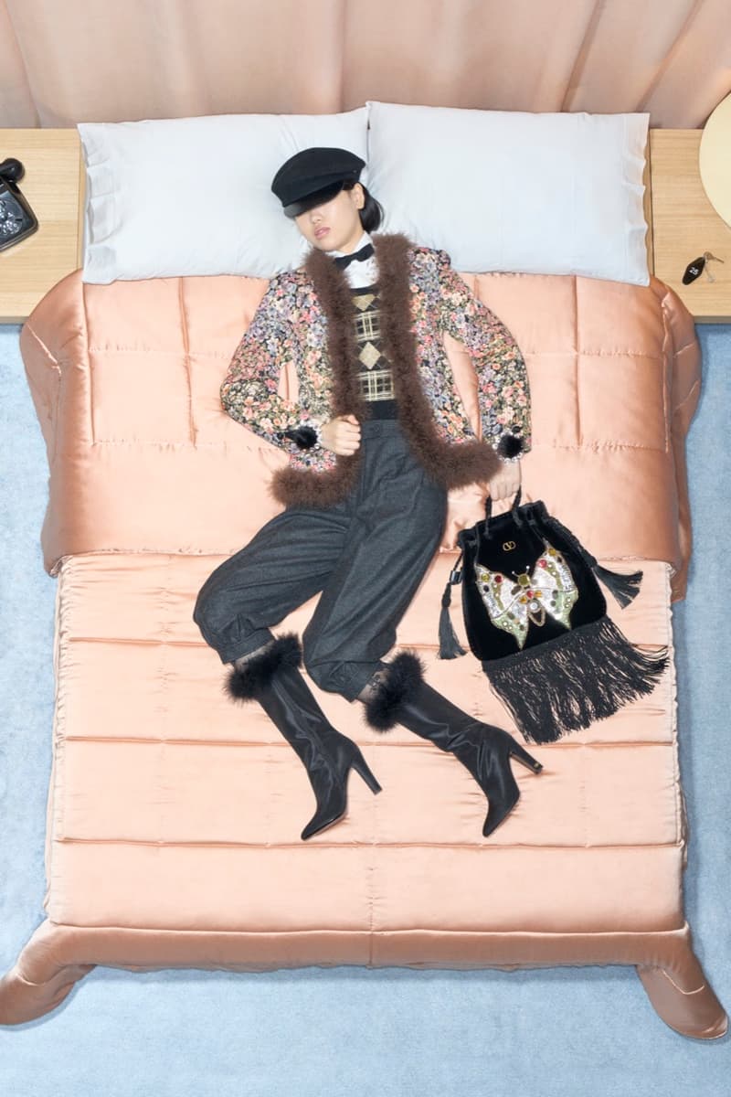 valentino, bed, models, necklaces, women, men, lying down, alessandro michele