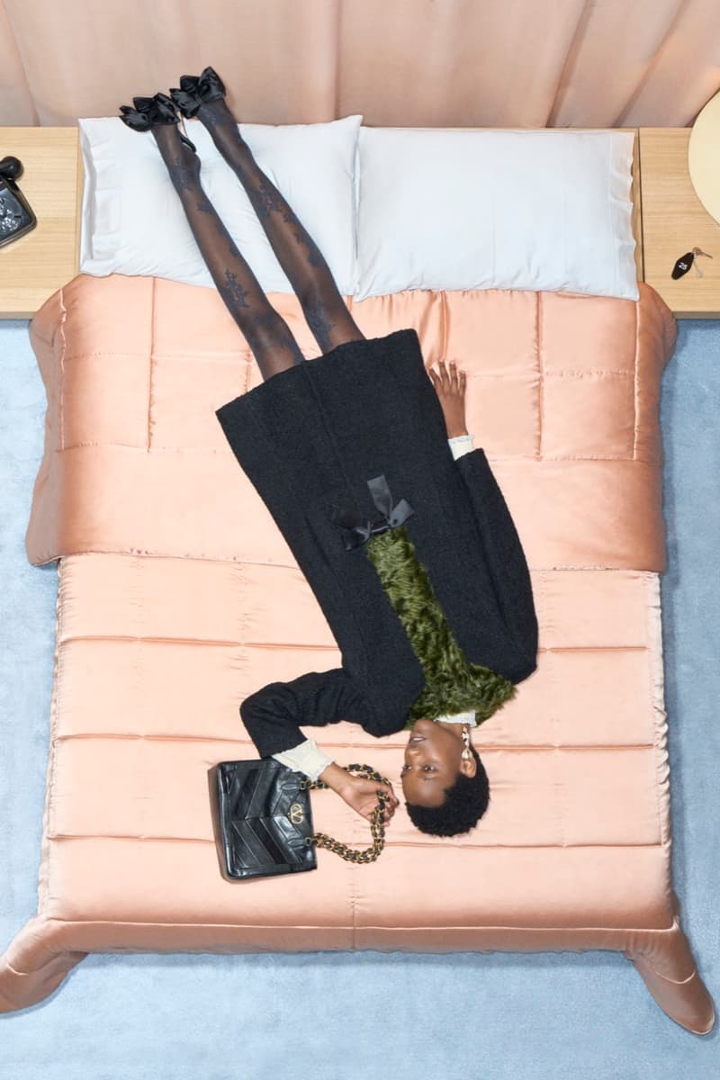 valentino, bed, models, necklaces, women, men, lying down, alessandro michele