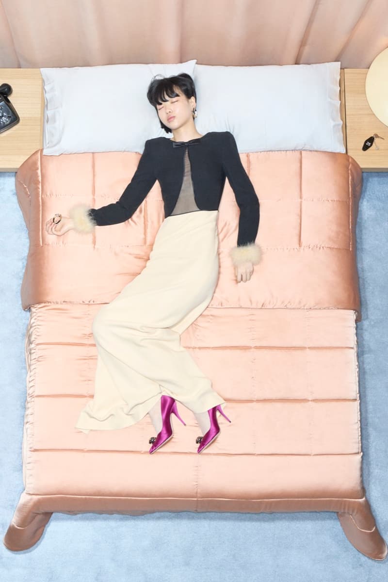 valentino, bed, models, necklaces, women, men, lying down, alessandro michele