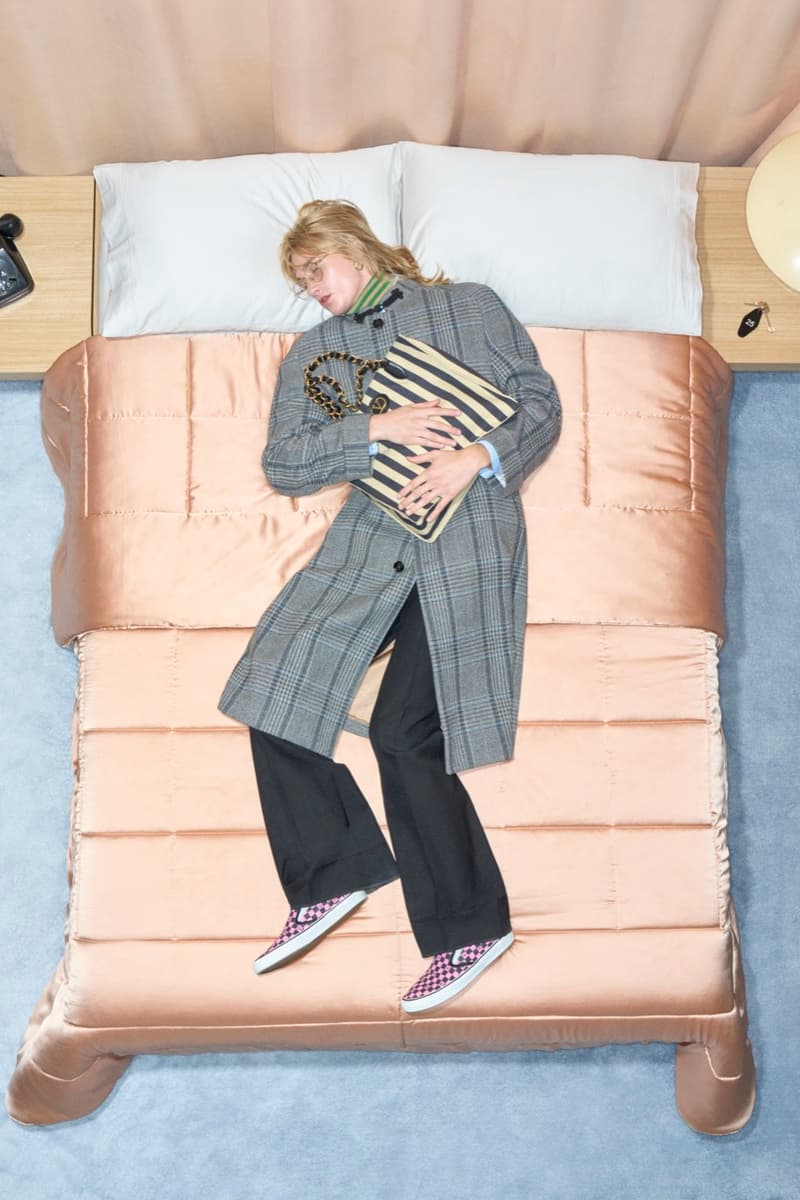 valentino, bed, models, necklaces, women, men, lying down, alessandro michele