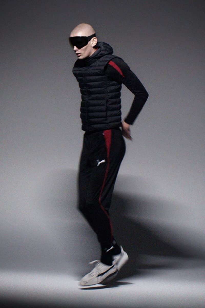 balenciaga, puma, speedcat ballerina, track jackets, pants, logo, runway show