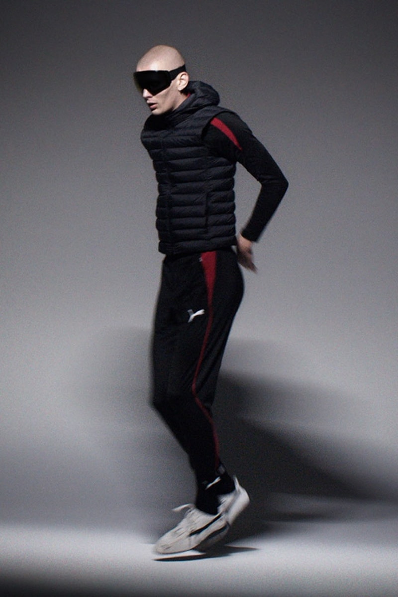 balenciaga, puma, speedcat ballerina, track jackets, pants, logo, runway show