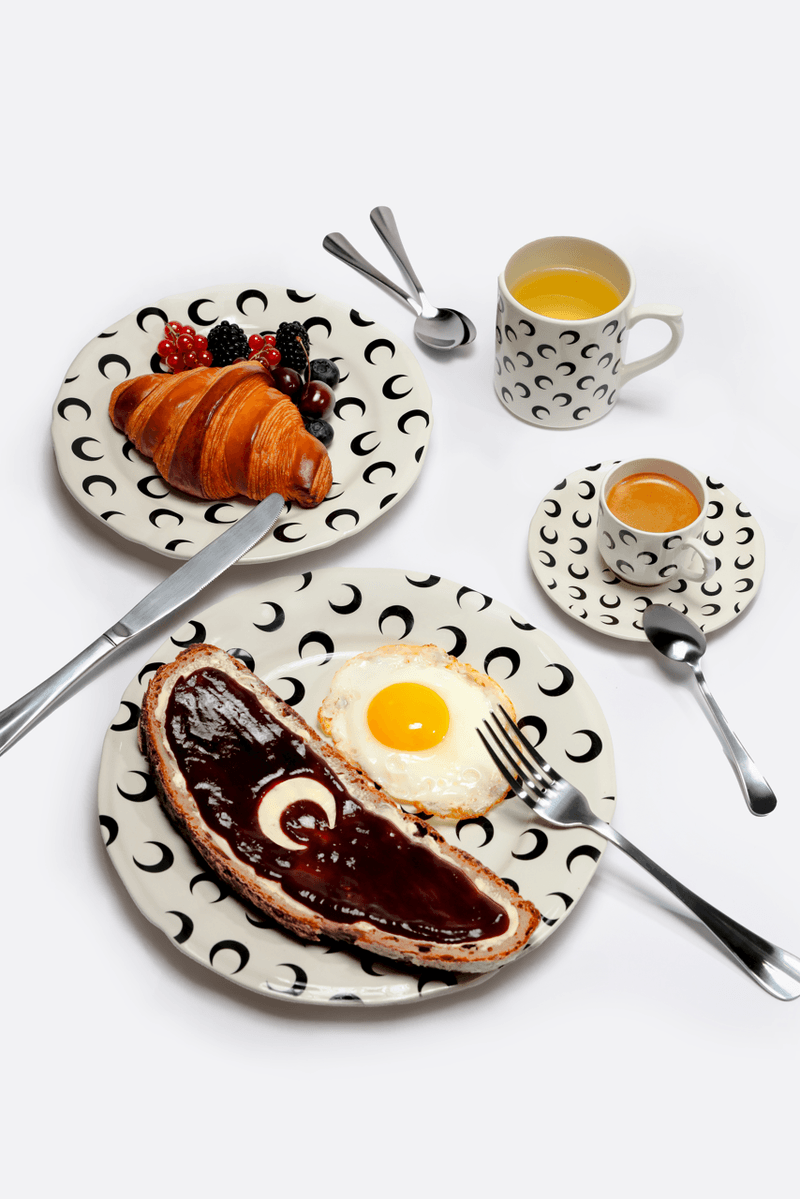 marine serre, crescent moon, cups, saucers, coffee, plates, homeware, tableware