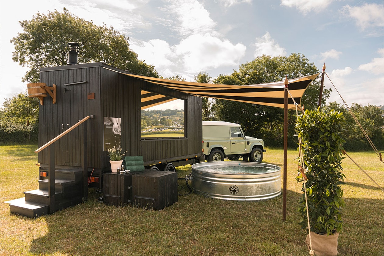 Inside Defender Camp, Glastonbury Secret Wellness Retreat, VIP Glastonbury Camp