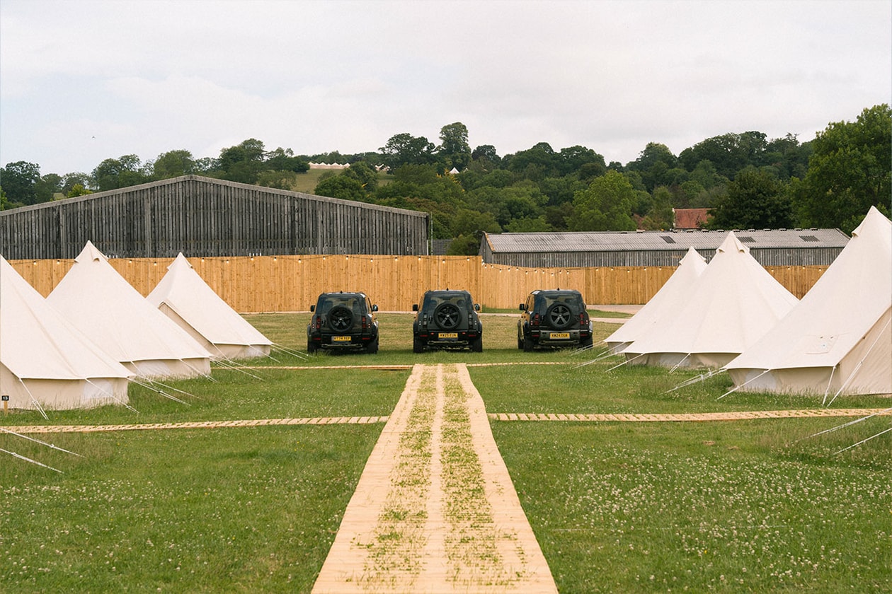Inside Defender Camp, Glastonbury Secret Wellness Retreat, VIP Glastonbury Camp