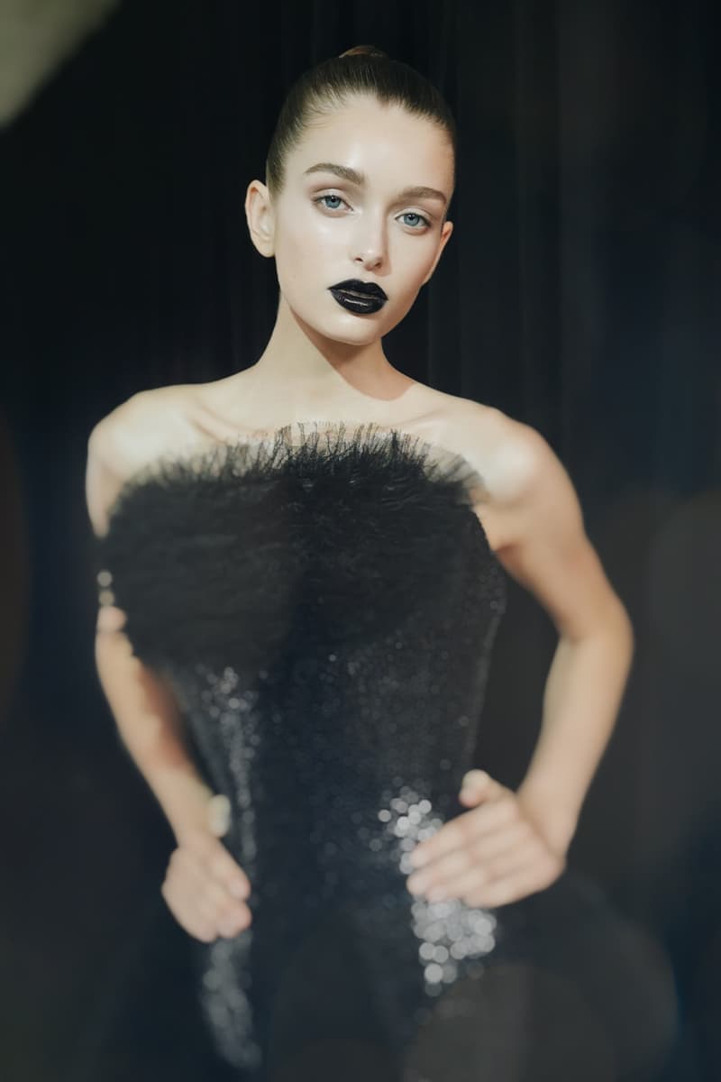 Schiaparelli, Pat McGrath Labs, Makeup, Black Lipstick, Eyeliner, Haute Couture