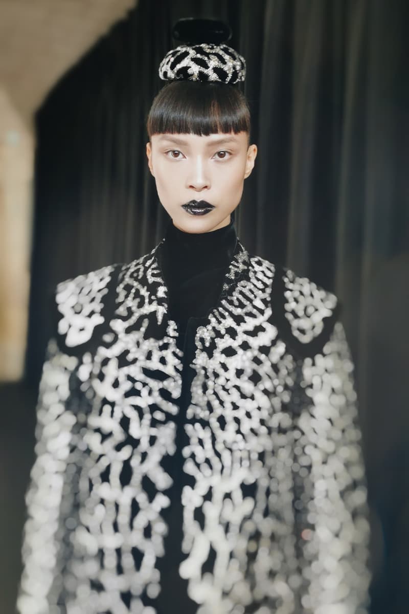 Schiaparelli, Pat McGrath Labs, Makeup, Black Lipstick, Eyeliner, Haute Couture