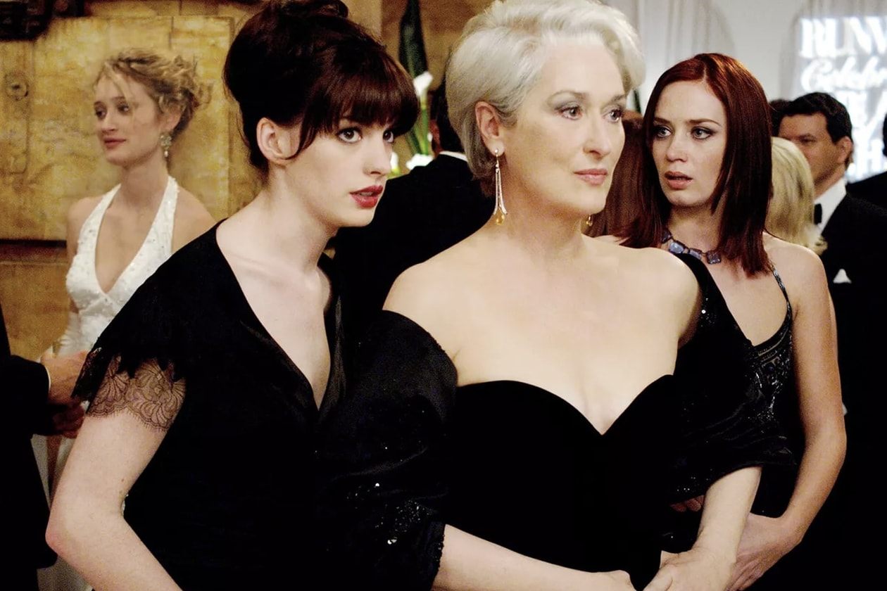 movies, devil wears Prada, cast, Anne Hathaway, Meryl Streep, Emily blunt, Lucy liu, Stanley tucci