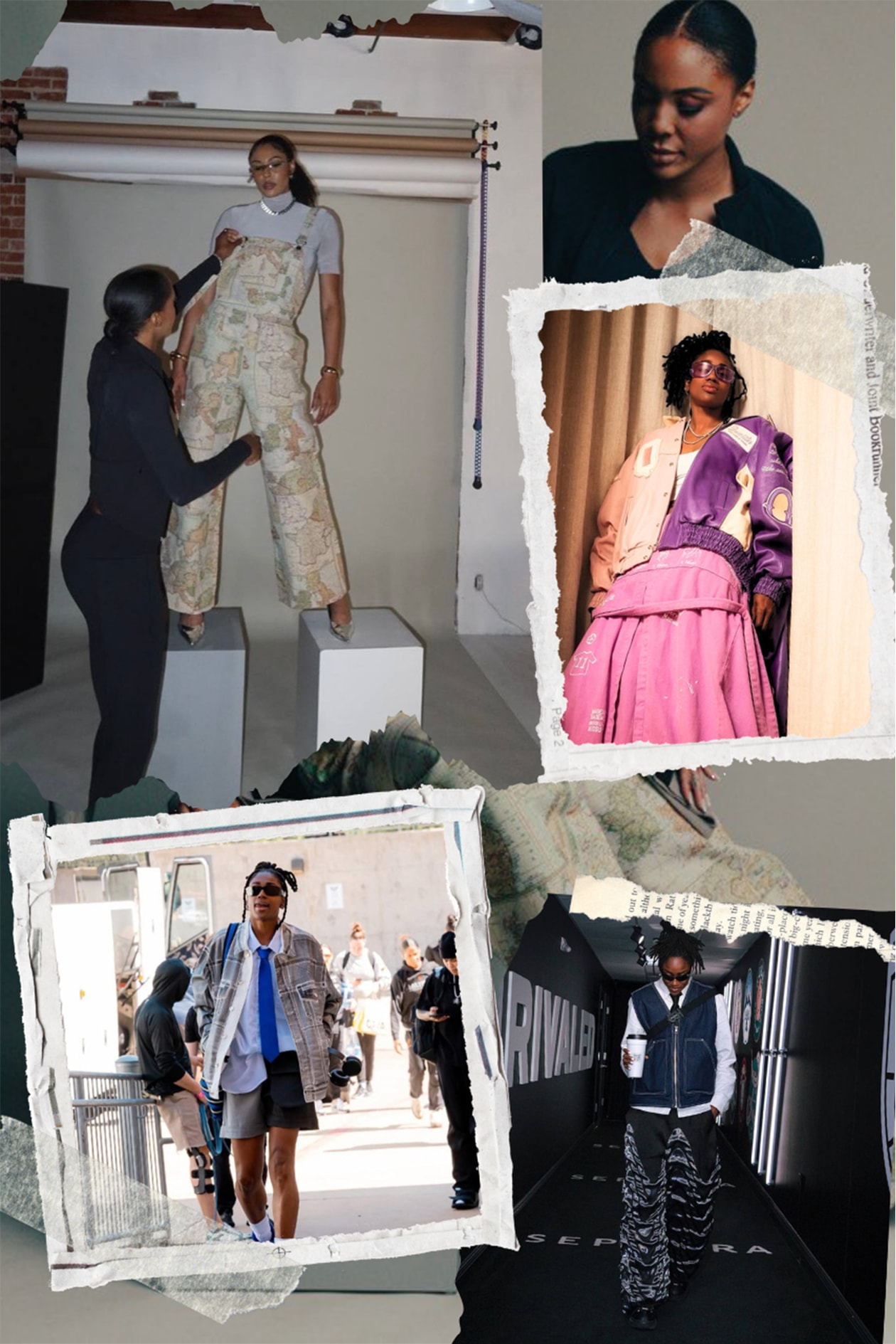 sports, fashion, basketball, women, stylists, Caitlin clark, Paige bueckers, Brittany Hampton