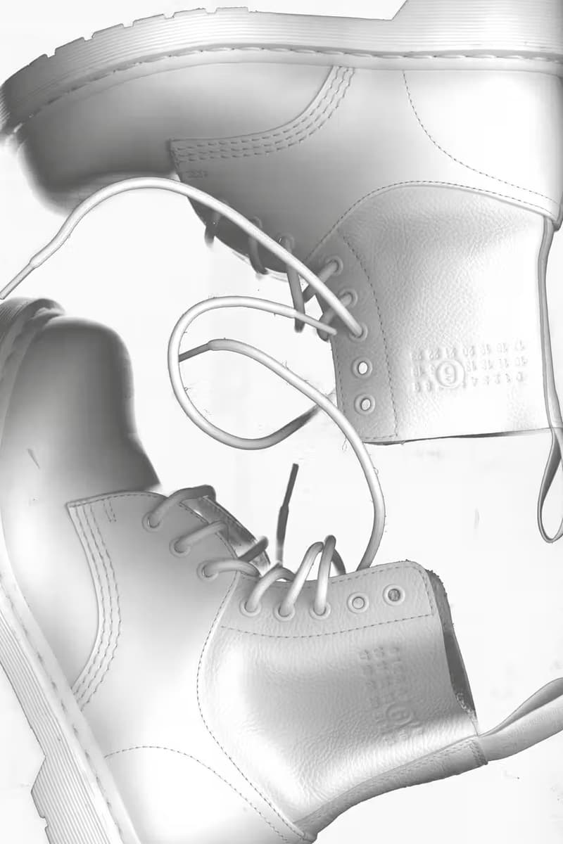 mm6 maison margiela, dr martens, boots, derby shoe, loafer, stark white