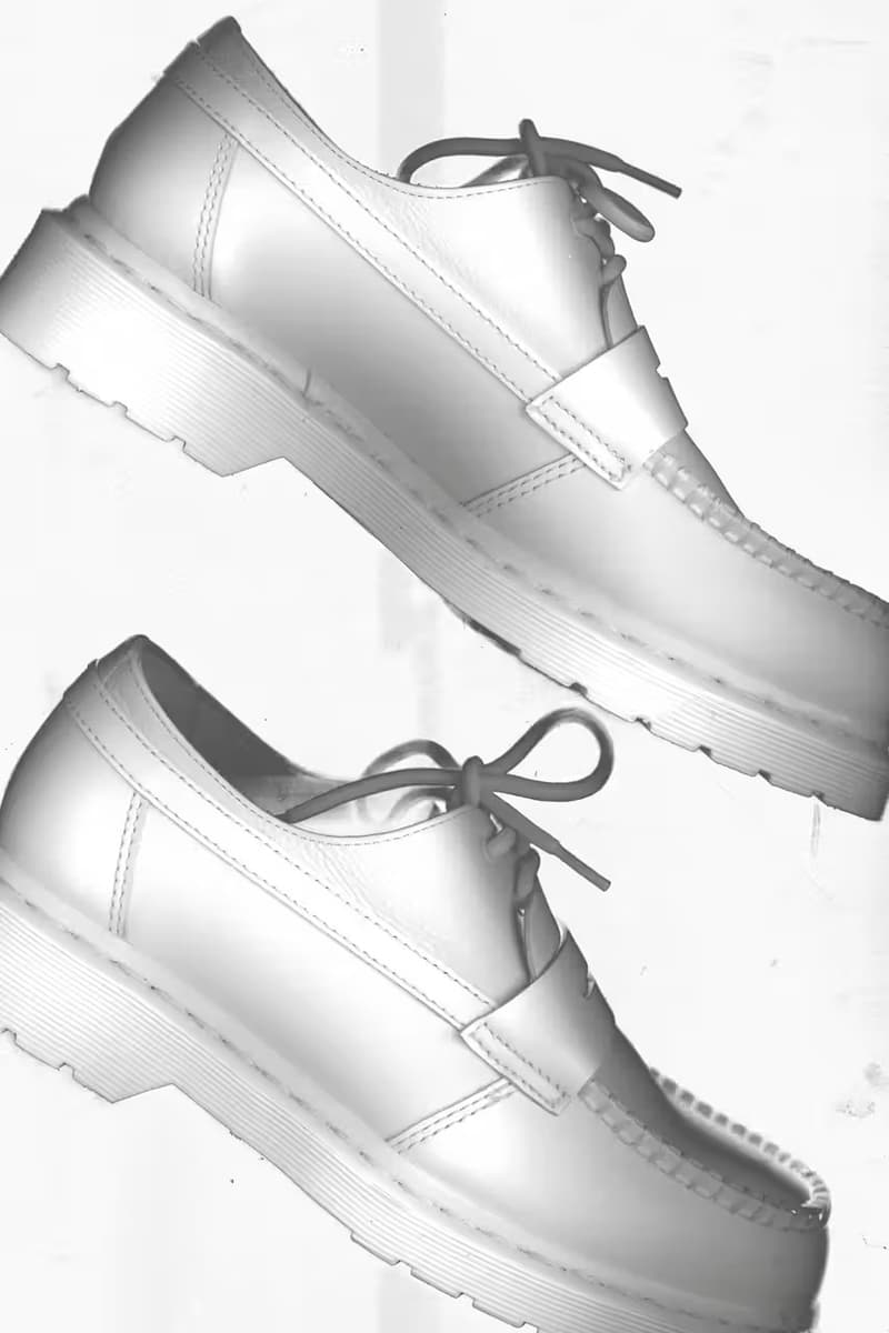 mm6 maison margiela, dr martens, boots, derby shoe, loafer, stark white