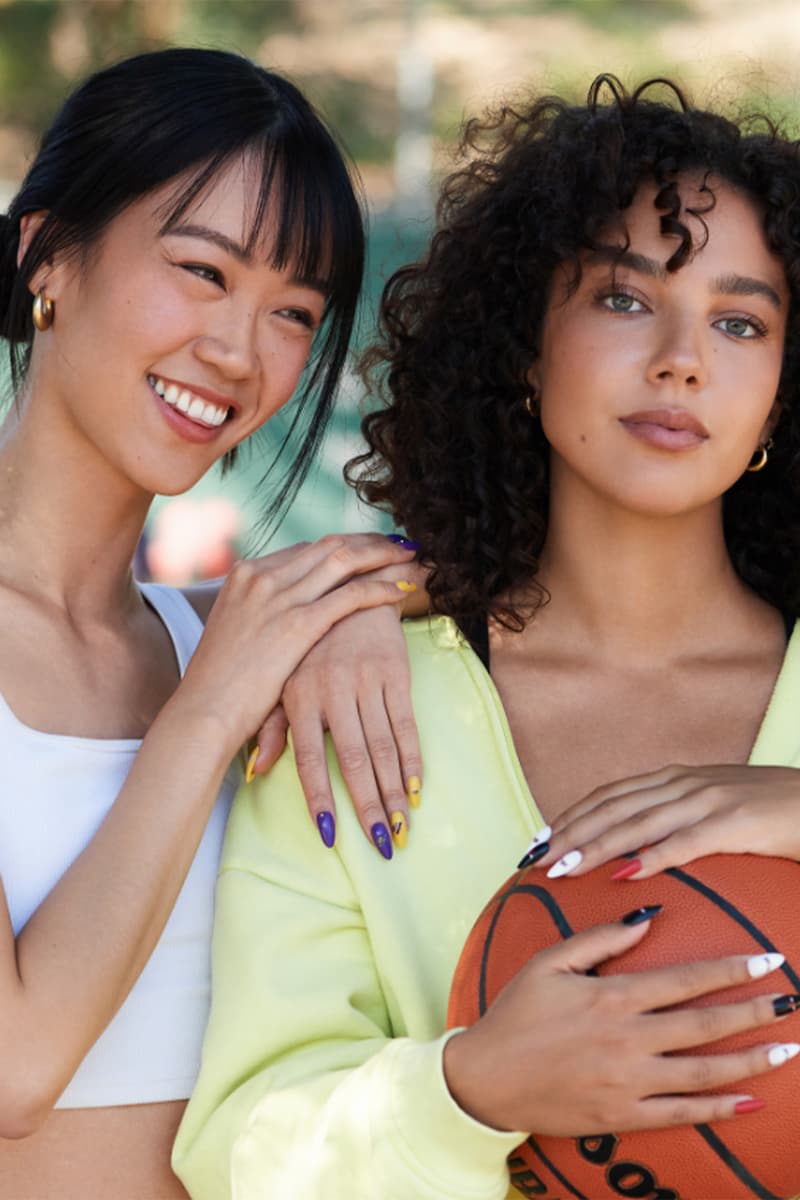 NBA, Basketball, Press-on Nails, Los Angeles Lakers, Chicago Bulls, Boston Celtics, Golden State Warriors, Philadelphia 76ers, New York Knicks