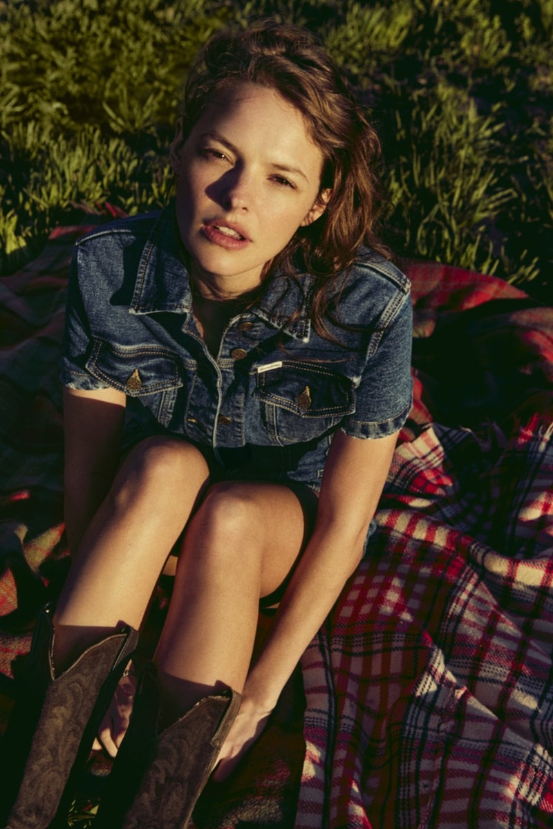guess jeans, evan mock, alana champion, denim, underwear, 