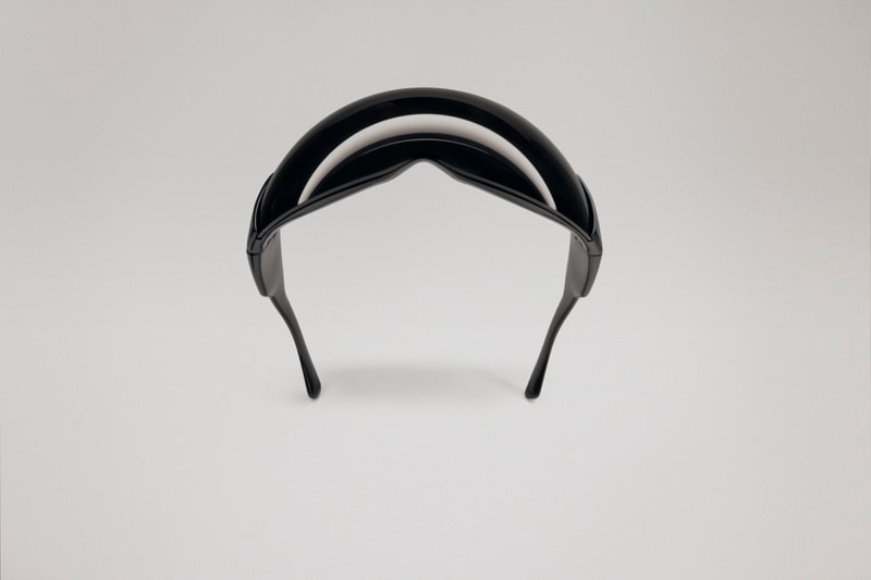 asap rocky, ray-ban, sunglasses, wraparound glasses, black