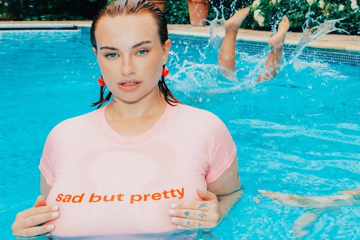 ruby loot, slogan top, baby tee, fitted tshirt, girls, bikinis, swimming