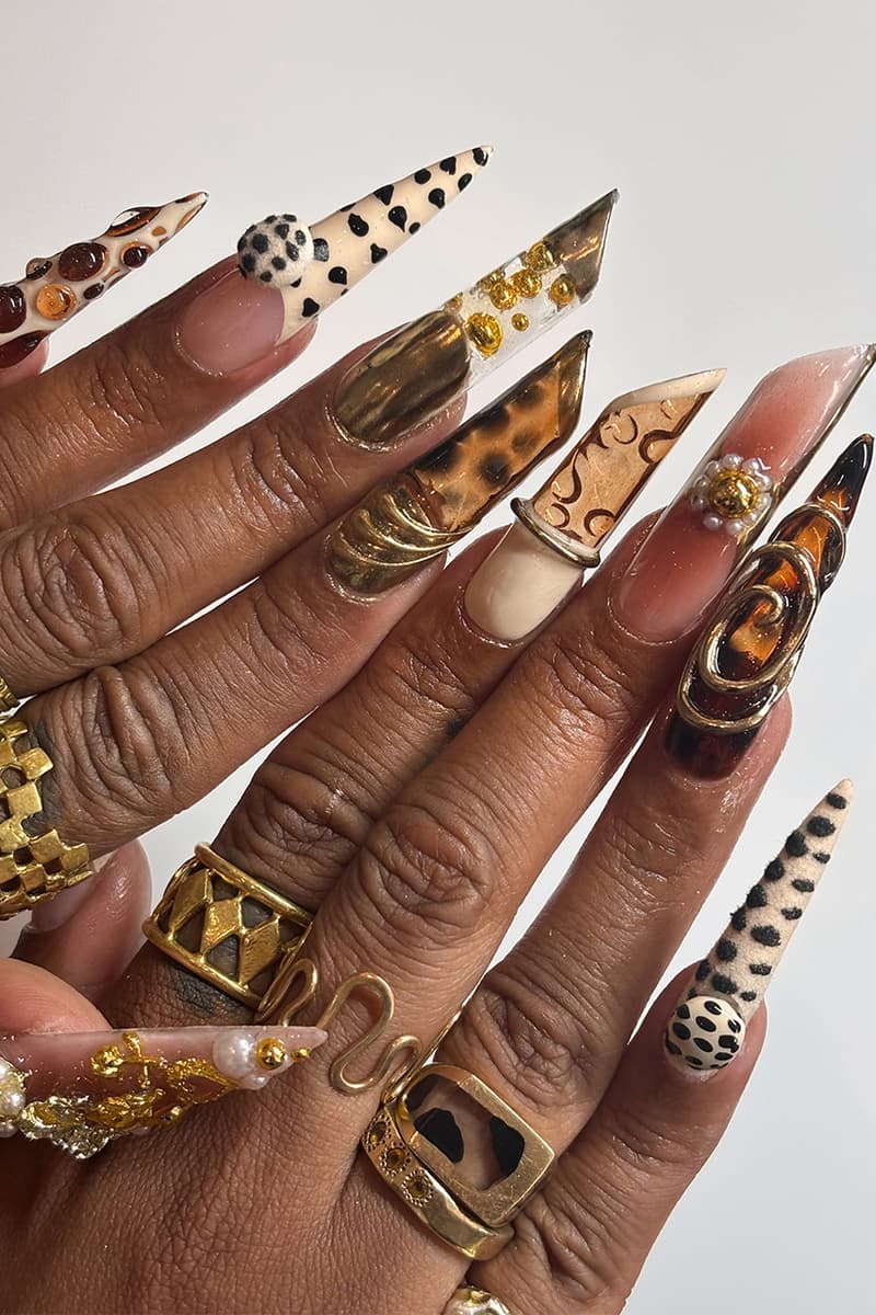 Nail Art, Nail Trends, TikTok, Clean Girl, Conservative Aesthetic, Long Nails, Maximalism