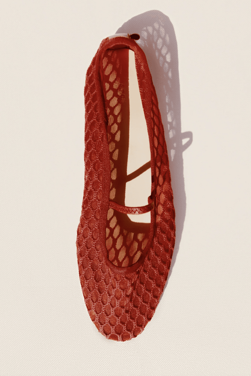 apc, woman, denim, topless, summer, jelly shoes, ballet flats, 