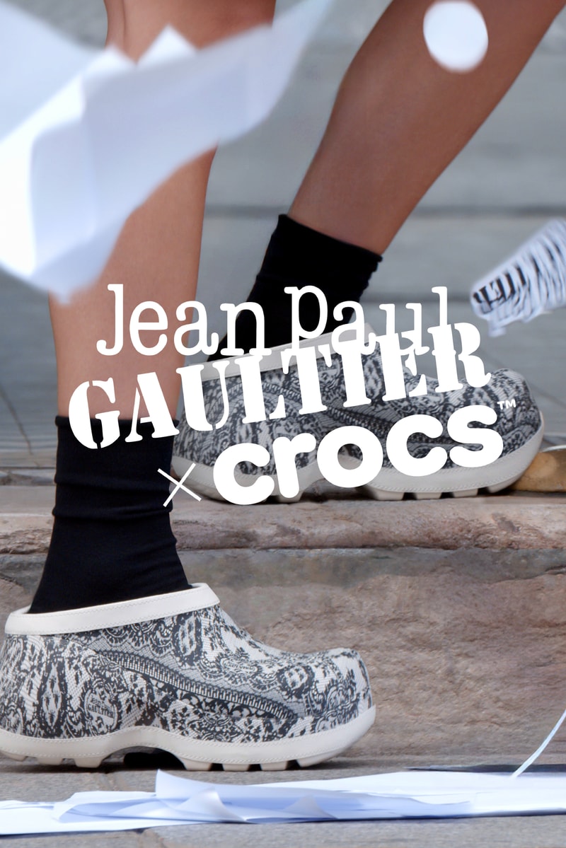 crocs, classic clogs, clog, jean paul gaultier, women, legs, street