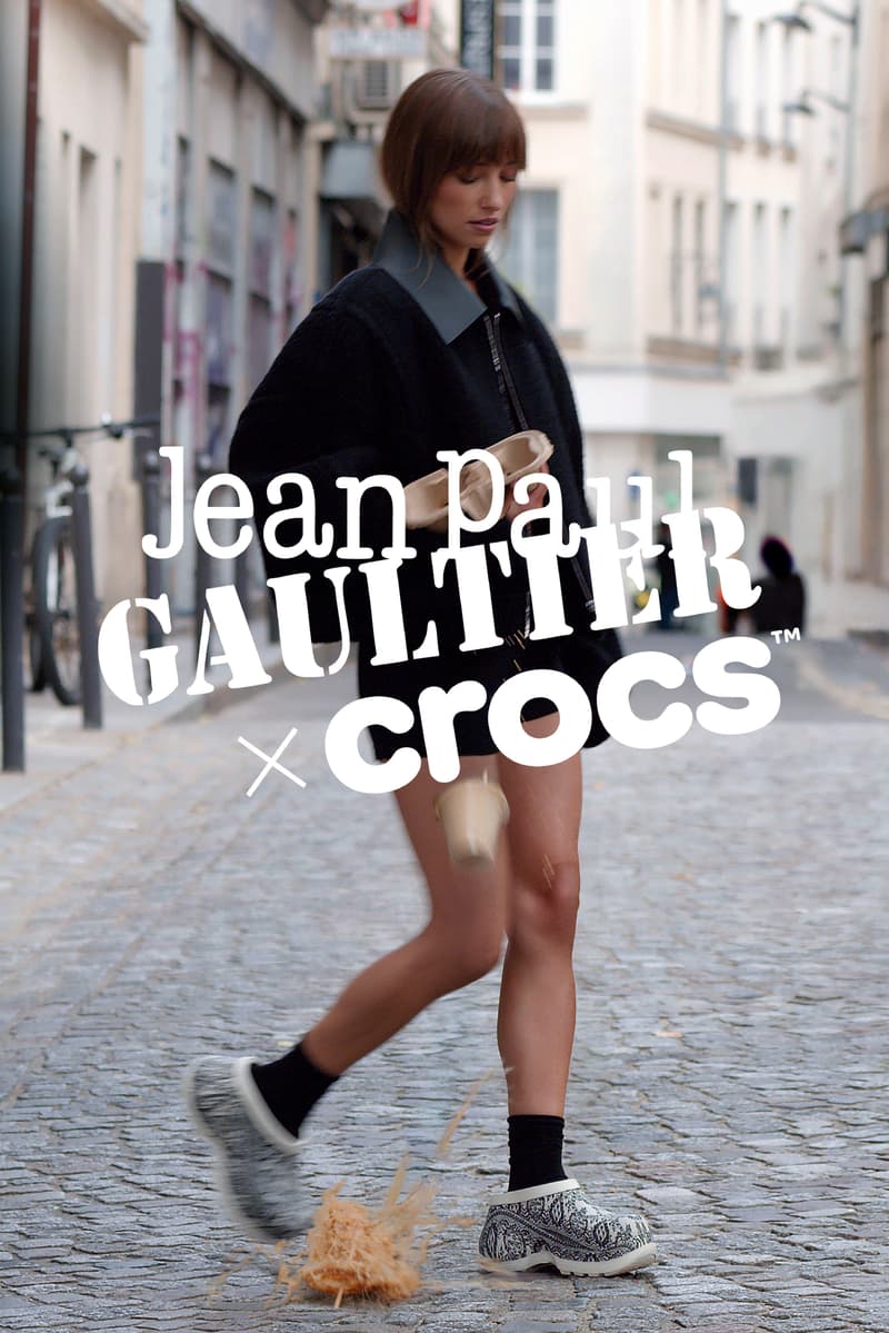 crocs, classic clogs, clog, jean paul gaultier, women, legs, street