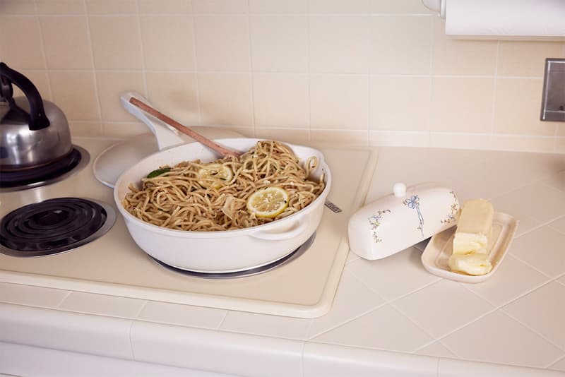 fashion, home, Sydney Lynn Carlson, for love and lemons, collaborations, kitchen, dresses, pans, table linens, vintage