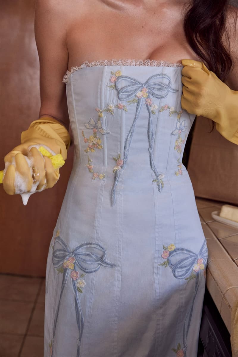 fashion, home, Sydney Lynn Carlson, for love and lemons, collaborations, kitchen, dresses, pans, table linens, vintage