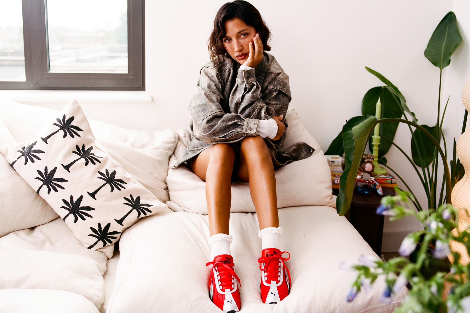 puma Parisa Louvel h-street style residency hypebae red silver sneaker OG london inspiration retro dressing mick jagger marc bolan
