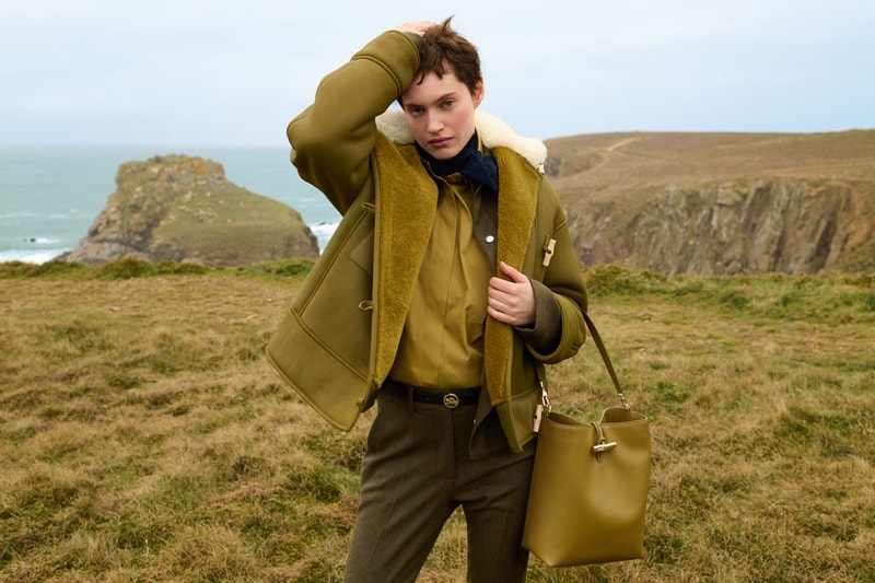 longchamp, winter 2025 collection, parisian brand, paris, french, france, england, english, countryside, Cotswolds, London, style, fashion, boots, knitwear, red, black, line, leopard prints, patterns, vinyl,