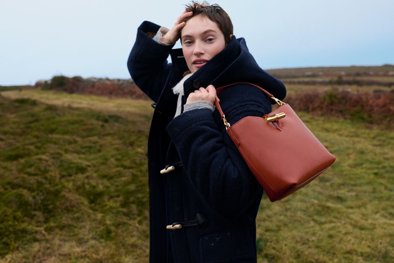 longchamp, winter 2025 collection, parisian brand, paris, french, france, england, english, countryside, Cotswolds, London, style, fashion, boots, knitwear, red, black, line, leopard prints, patterns, vinyl,