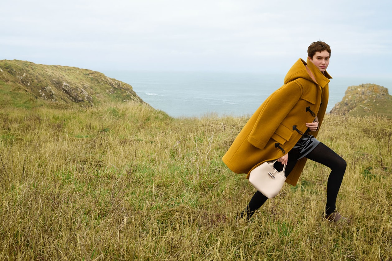 longchamp, winter 2025 collection, parisian brand, paris, french, france, england, english, countryside, Cotswolds, London, style, fashion, boots, knitwear, red, black, line, leopard prints, patterns, vinyl,